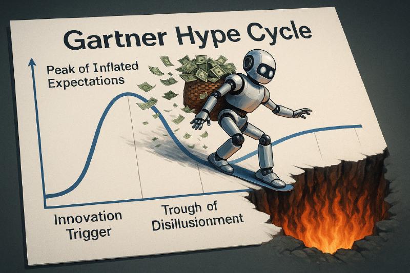 Featured image of post 📉 Тревожные новости о рынке AI